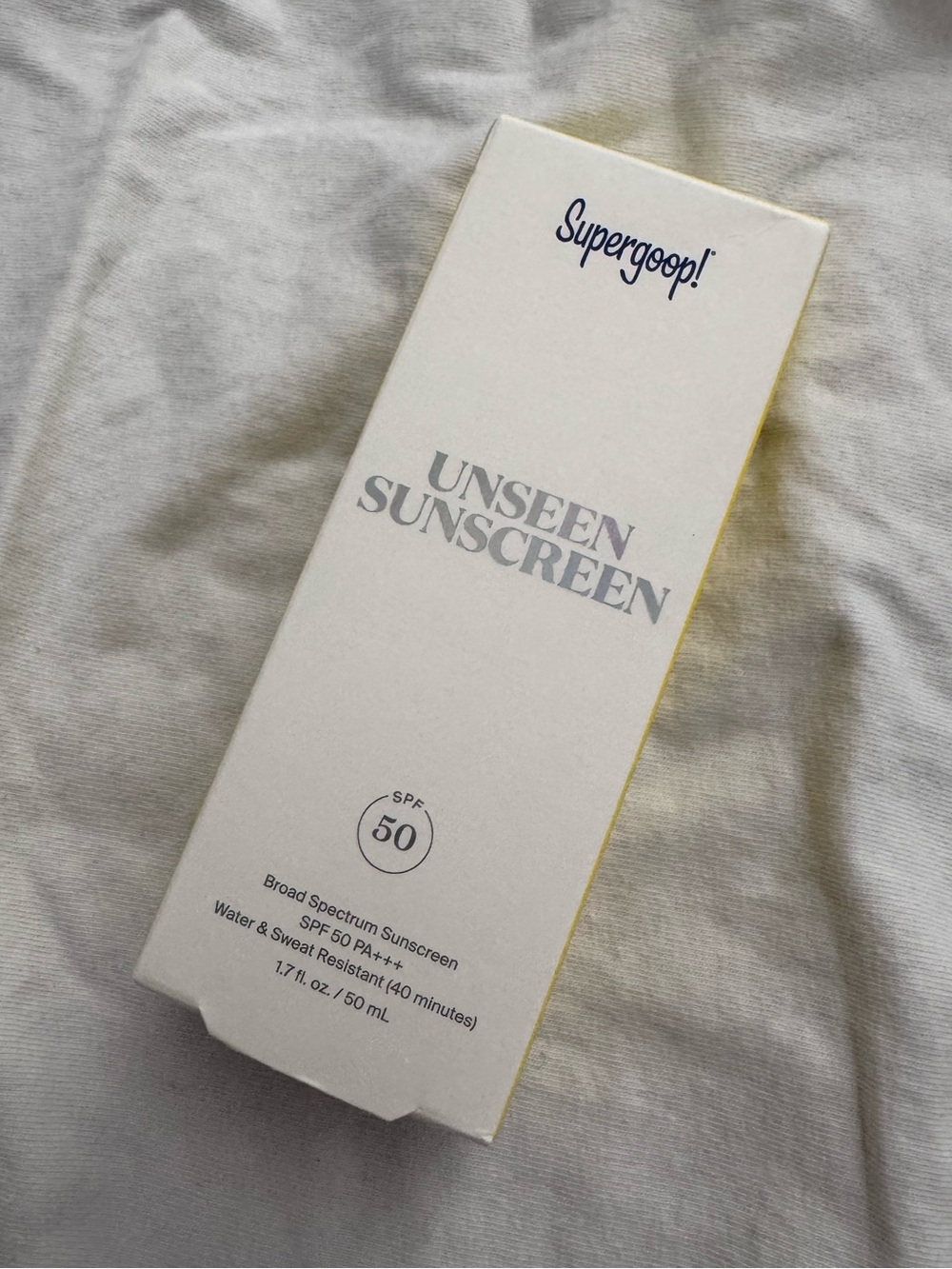 Supergoop UNSEEN SUNSCREEN Broad Spectrum Sunscreen SPF 50 PA+++